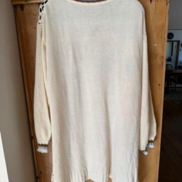 BOUTIQUE LONG GRANNY SQUARE CARDIGAN - Picture 4 of 5